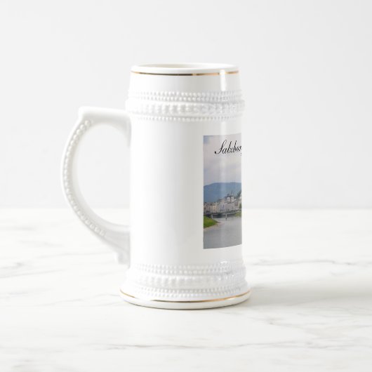 Hohensalzburg Schloss, Salzburg, Österreich Stein Bierglas (Links)