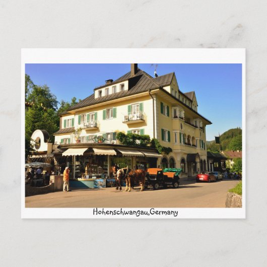 Hohenschwangau Deutschland Postkarte (Vorderseite)