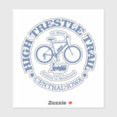 Höhenweg (Radfahren) Aufkleber (Blatt)