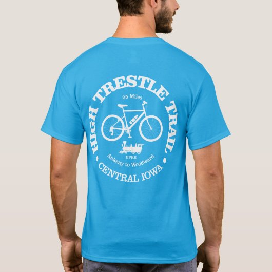 Höhenweg (Radfahren) T-Shirt (Rückseite)