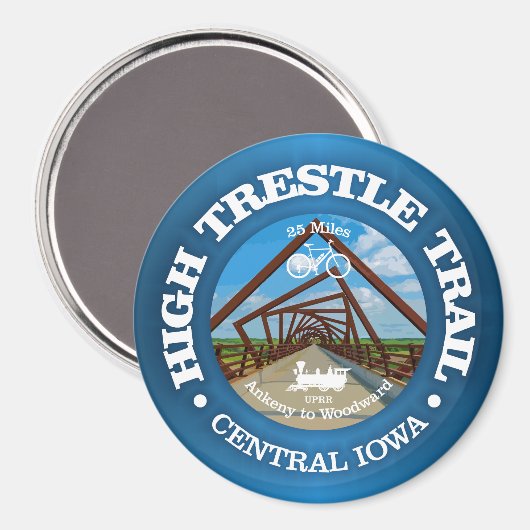 Höhenweg (Radweg c) Magnet (Vorderseite/Rückseite)