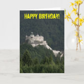 Hohenwerfen Schloss Karte (Gelbe Blume)