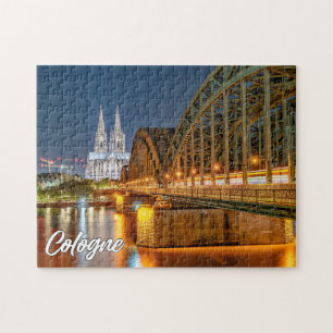 Hohenzollern Bridge, Köln, Deutschland Puzzle