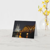 Hohenzollern Bridge, Kölner Dom, Deutschland Karte (Gelbe Blume)