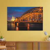 Hohenzollern Bridge Leinwanddruck (Insitu (Wohnzimmer))