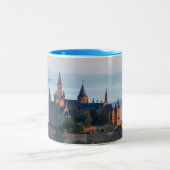 Hohenzollern Castle Hechingen Deutschland Zweifarbige Tasse (Mittel)