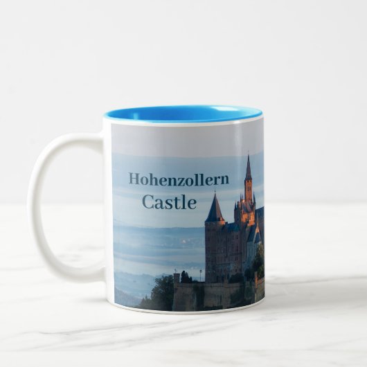 Hohenzollern Castle Hechingen Deutschland Zweifarbige Tasse (Links)