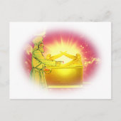 Hohepriester appliziert Blut Postkarte (Vorderseite)