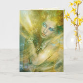 Hohepriesterin des Winds Karte (Gelbe Blume)