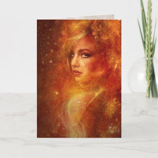 Hohepriesterin-Feuer Karte (Vorderseite)