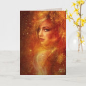 Hohepriesterin-Feuer Karte (Gelbe Blume)