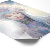 Hohepriesterin-Lichtkodierung Goddess Fotodruck (Ecke)