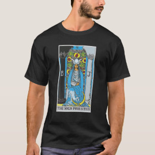 Hohepriesterin Tarot Card Occult Glaufs Divinatio T-Shirt