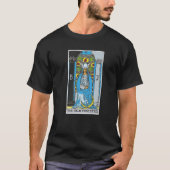 Hohepriesterin Tarot Card Occult Glaufs Divinatio T-Shirt (Vorderseite)