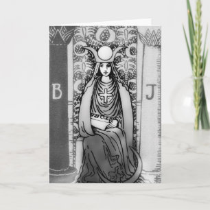 Hohepriesterin-Tarot Karte