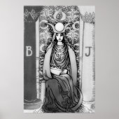 Hohepriesterin-Tarot Poster (Vorne)