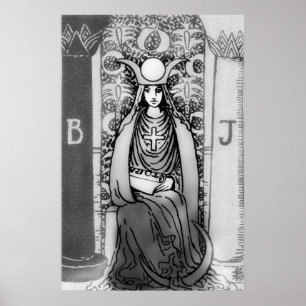 Hohepriesterin-Tarot Poster