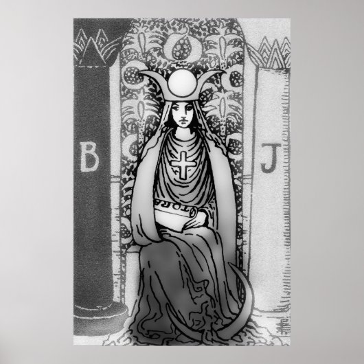 Hohepriesterin-Tarot Poster (Vorne)