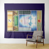 Hohepriesterin Wandteppich (Beispiel (Horizontal))