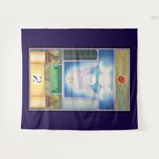 Hohepriesterin Wandteppich (Vorderseite (Horizontal))