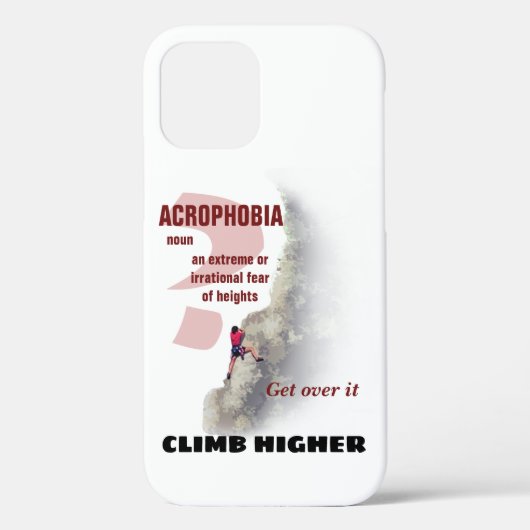 Höhepunkt: Akrophobie? Case-Mate iPhone Hülle (Rückseite)