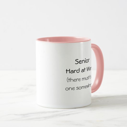 Höhepunkt bei der Arbeit Funny Quote Coffee Tasse (VorderseiteRechts)