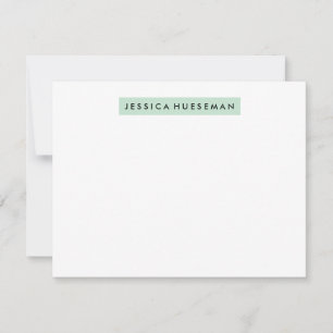 Höhepunkt der A2-Stationery - Minze Mitteilungskarte