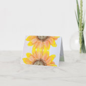 Höhepunkt der Aquarellblume-Ermutigungskarte Dankeskarte (Vorderseite)