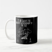 Höhepunkt der Stored Calmness Quote Kaffeetasse (Links)