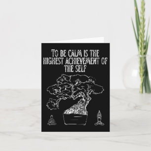 Höhepunkt der Stored Calmness Quote Karte