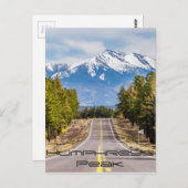 Höhepunkt des Humphrey-Berges in arizona nahe der Postkarte (Vorne/Hinten)