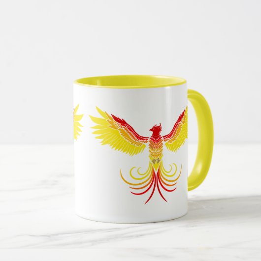 Höhepunkt des Phoenixsunbursts Tasse (VorderseiteRechts)