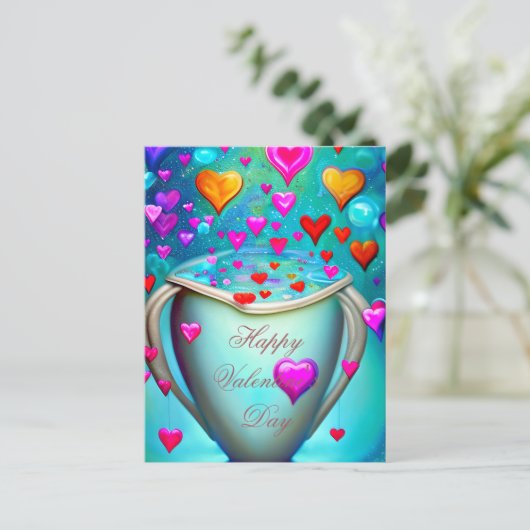 Höhepunkt des Pokals Postkarte (Stehend Vorderseite)