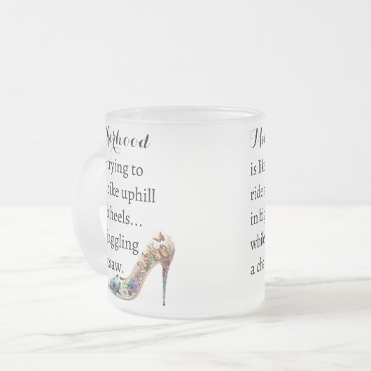 Höhepunkte der lustigen Mutterschaft, Fahrradfahre Mattglastasse (Vorderseite Links)