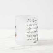 Höhepunkte der lustigen Mutterschaft, Fahrradfahre Mattglastasse (Mittel)