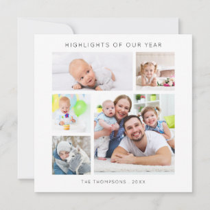 Höhepunkte des 5. Fotos Weihnachtsfeier Karte