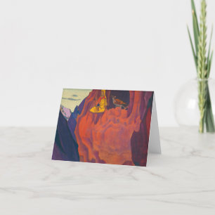 Höhepunkte des Adlers, 1927 von Nicholas Roerich Dankeskarte