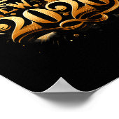 Höhepunkte für 2026 - Glückliche Prämie für Party  Poster (Ecke)