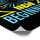 Höhepunkte für 2026 - Glückliches neues Jahr Party Poster (Ecke)