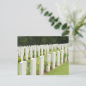Höhepunkte in einem kriegerischen Friedhof Postkarte (Stehend Vorderseite)
