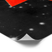 Hoher Absatz im Himmelspopster Poster (Ecke)