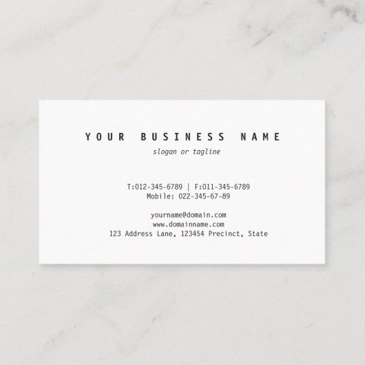 Hoher Absatz u. Schlüssel-weiblicher Visitenkarte (Rückseite)