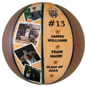 Hoher Abschluss mit maßgeschneiderten Fotos Basketball (Vertikal)