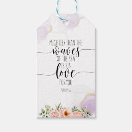 Höher als die Meereswellen, Psalm 93:4 Geschenkanhänger