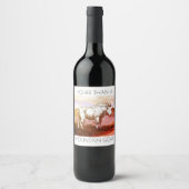 Höher als die Weinetiketten einer Bergziege Weinetikett (Vorderseite)