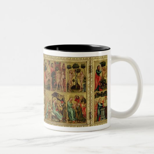 Hoher Altar von St Peter in Hamburg Zweifarbige Tasse (Rechts)