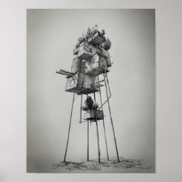 Hoher Anstieg unsicherer Futures Poster