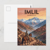 Hoher Atlas Marokko Postkarte (Vorne/Hinten)