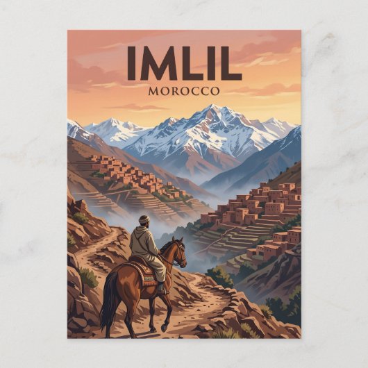Hoher Atlas Marokko Postkarte (Vorderseite)