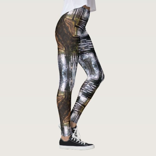 Hoher Baum-geometrische Leggings (Rechts)